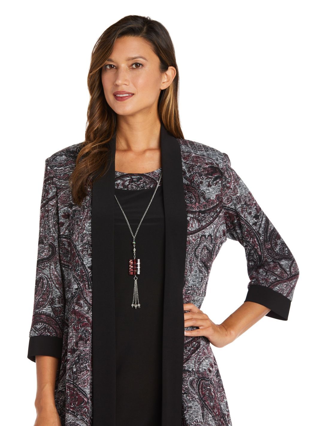 Two-Piece Printed Jacket and Dress Set sold by Lord & Taylor product image thumbnail 5