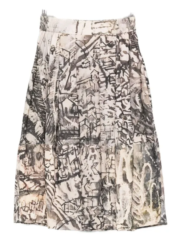 PRINTED COTTON SKIRT sold by Lord & Taylor