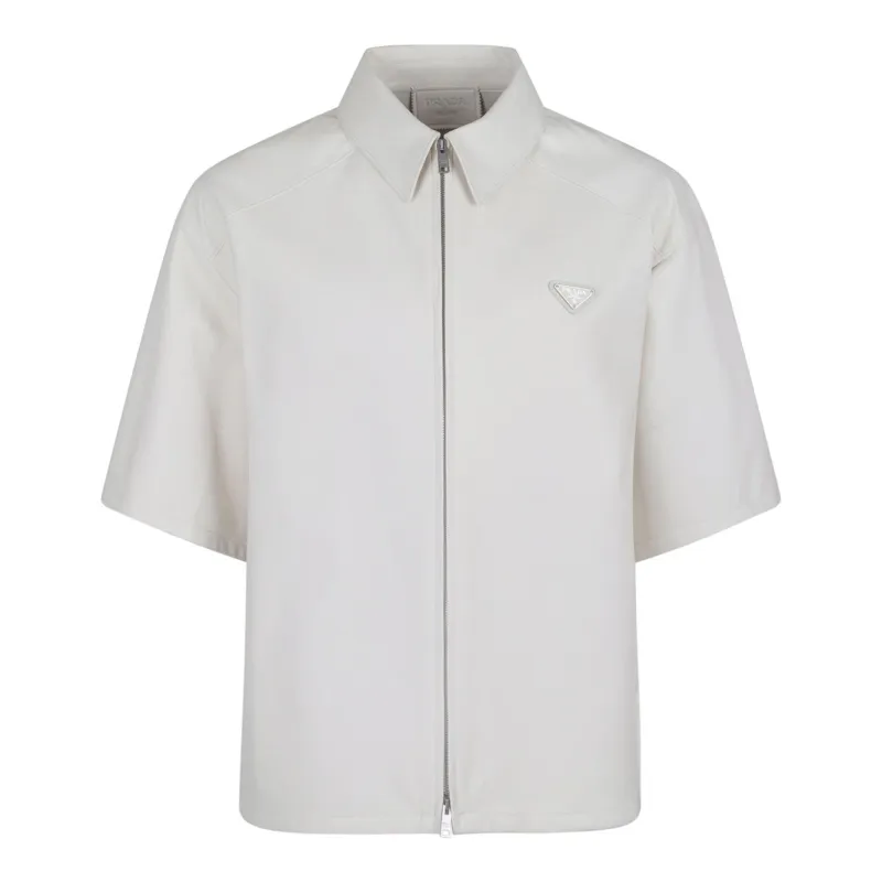 BEIGE LAMB SHIRT made by Prada