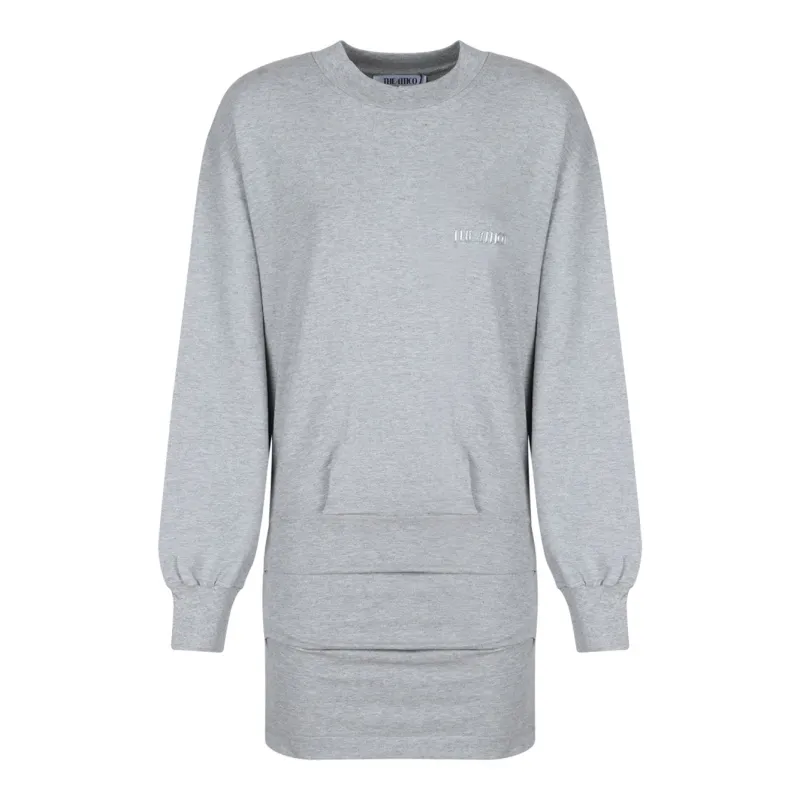 MELANGE GREY DRESS made by The Attico