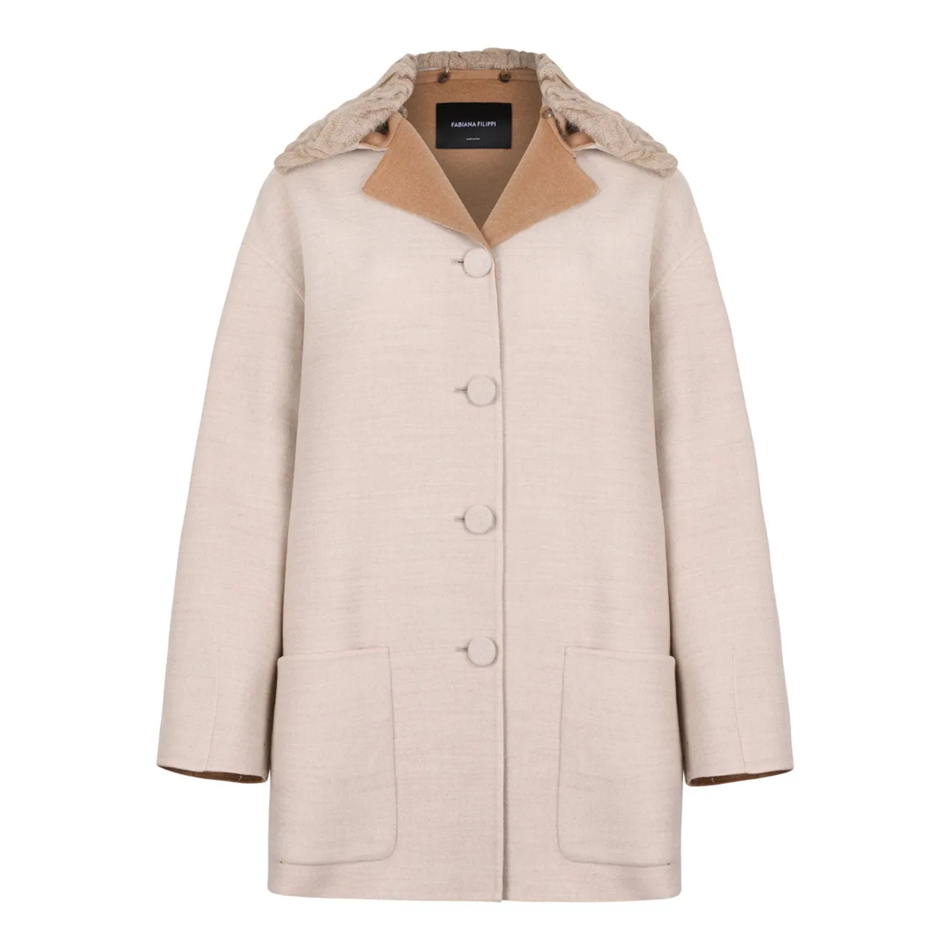 VIRGIN WOOL KNITTED COAT sold by Lord & Taylor