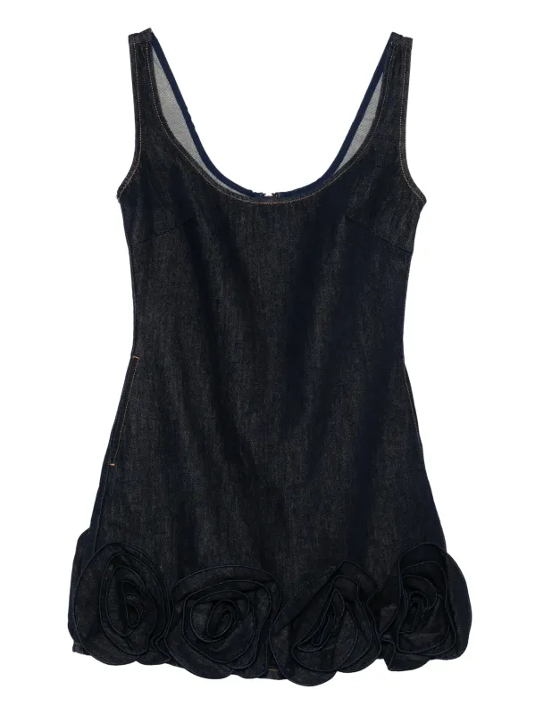 DENIM 3D FLOWER MINI DRESS sold by Lord & Taylor