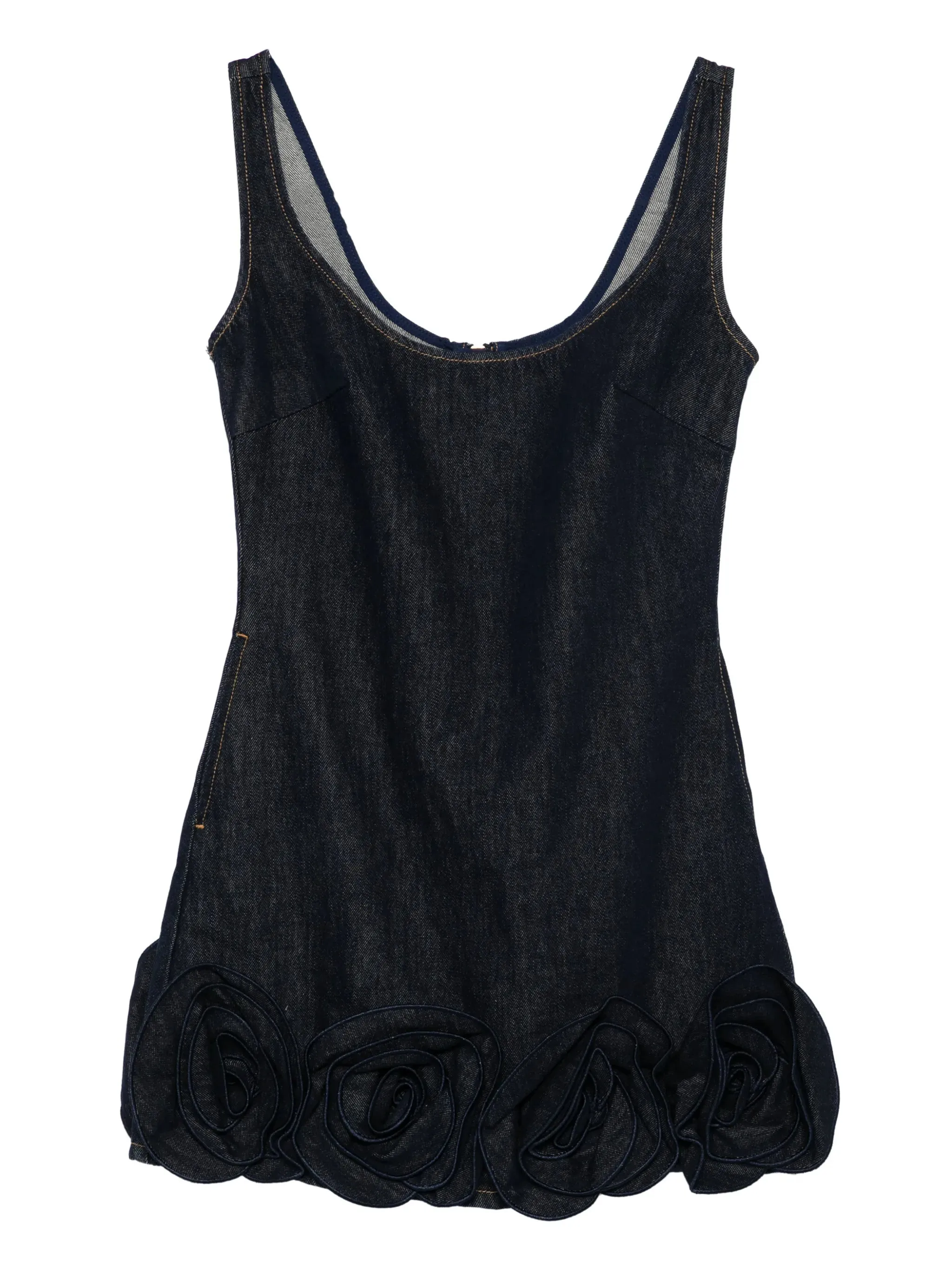 DENIM 3D FLOWER MINI DRESS sold by Lord & Taylor