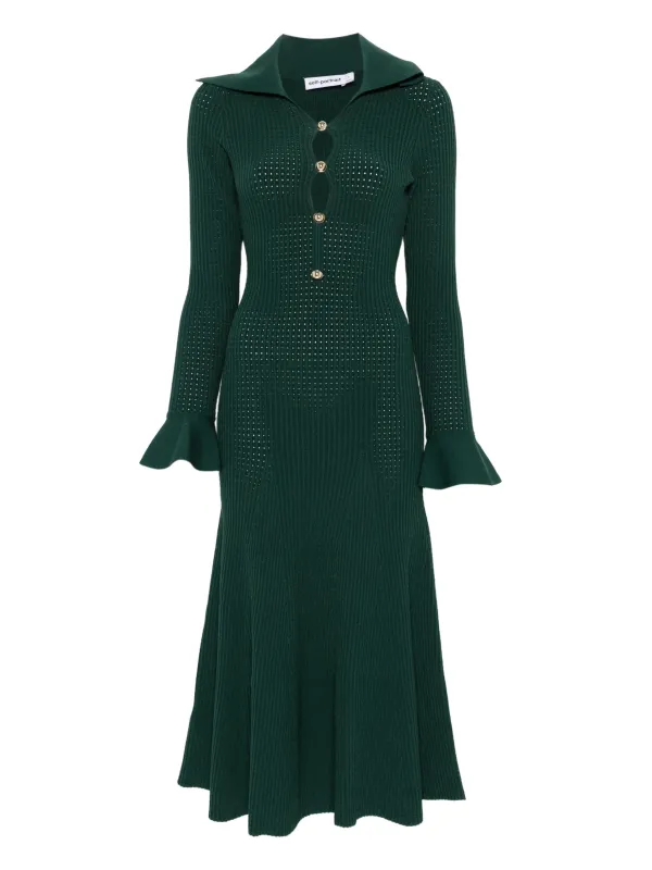 KEYHOLE KNIT MIDI DRESS sold by Lord & Taylor