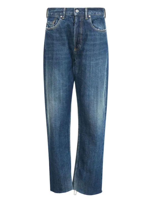 STRAIGHTLEG JEANS IN FADED BLUE DENIM sold by Lord & Taylor