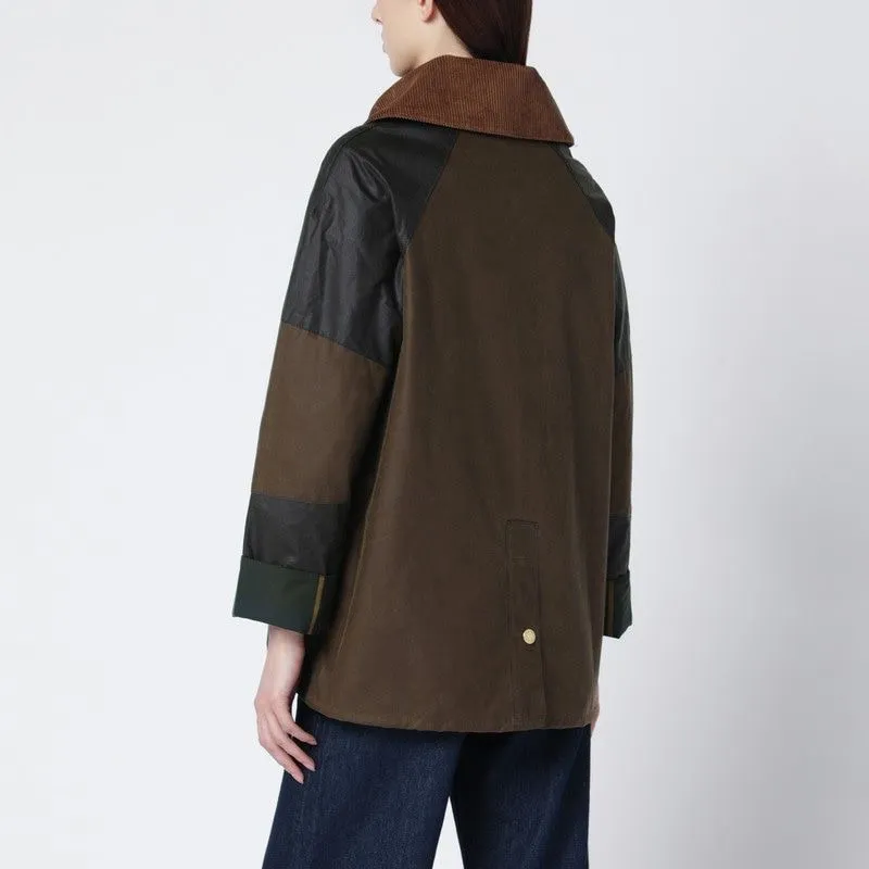 ALLERSTON WAXED JACKET IN OLIVE GREEN COLORBLOCK sold by Lord & Taylor product image thumbnail 2