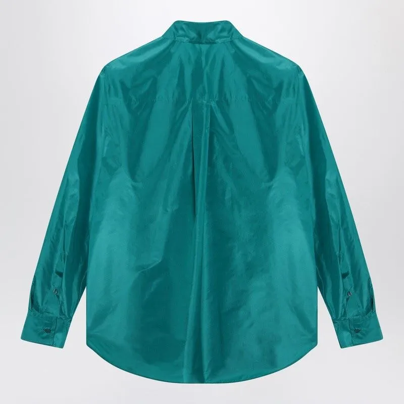 JADE GREEN SILK SHIRT sold by Lord & Taylor product image thumbnail 2