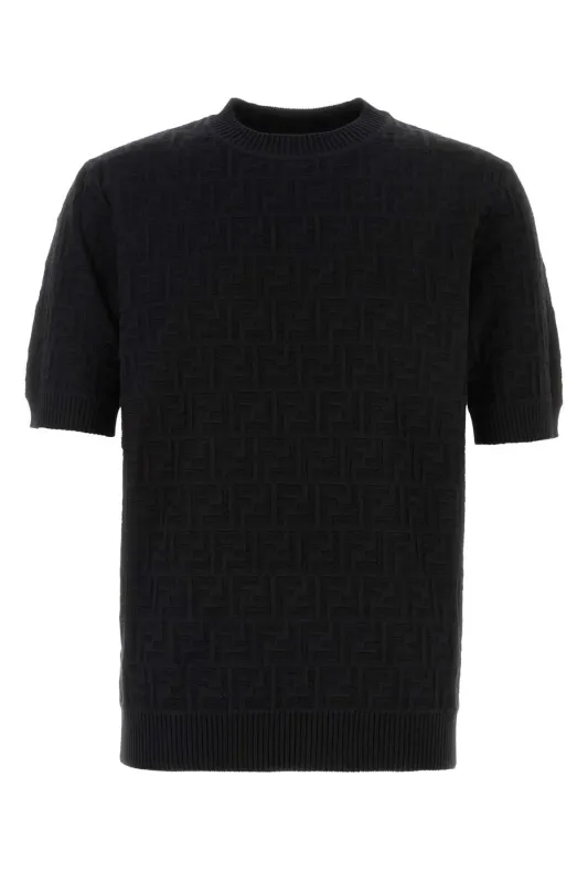BLACK FF COTTON PULLOVER sold by Lord & Taylor