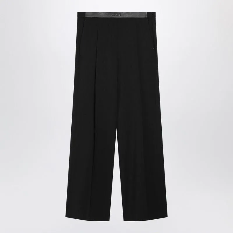 BLACK WOOL TROUSERS sold by Lord & Taylor