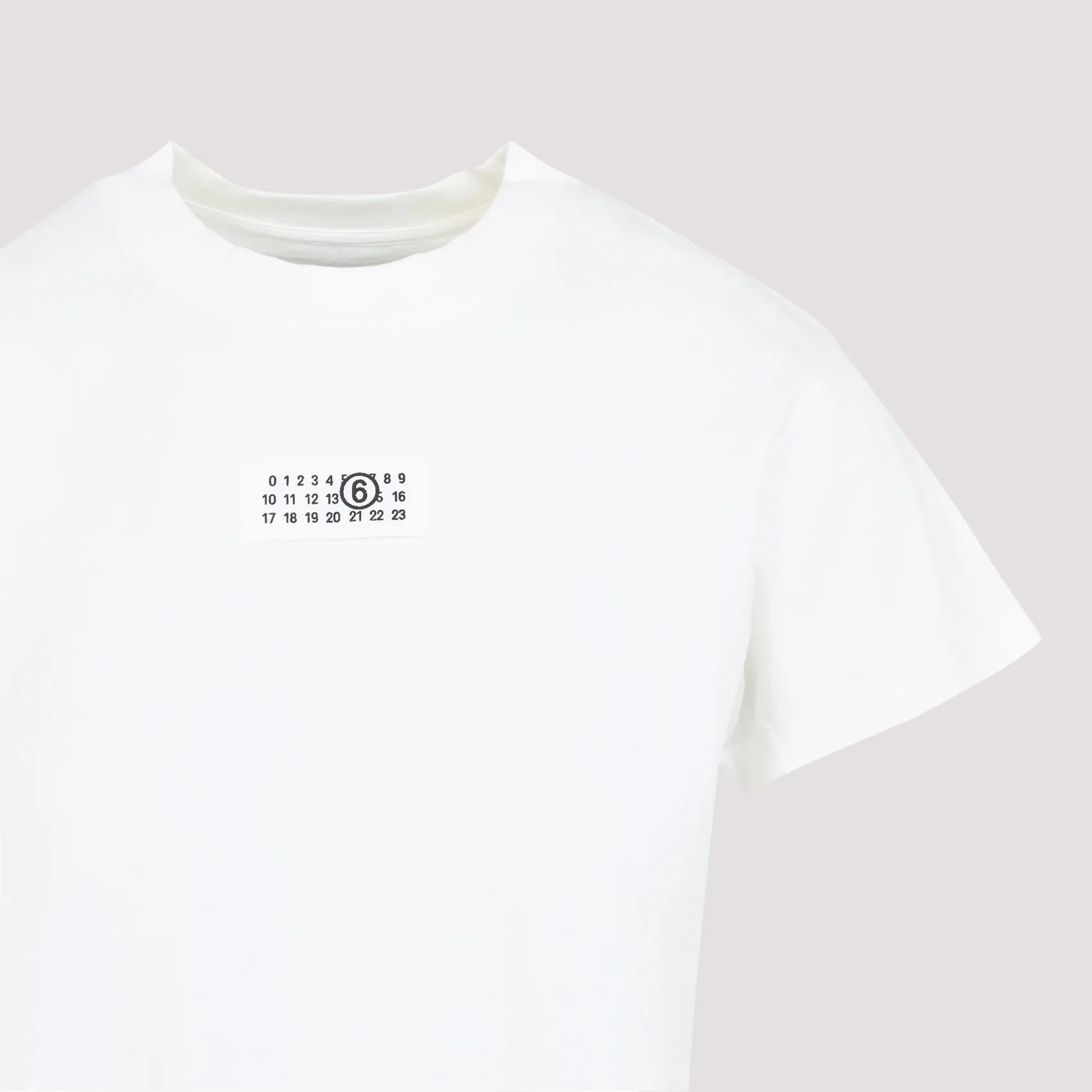 WHITE TSHIRT WITH NUMERIC SIGNATURE PATCH sold by Lord & Taylor product image thumbnail 5