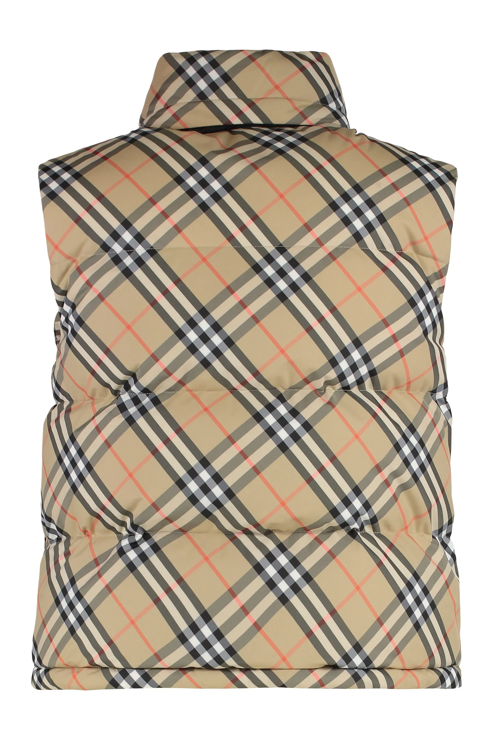 CHECKPATTERN PADDED GILET WITH ZIP sold by Lord & Taylor product image thumbnail 2