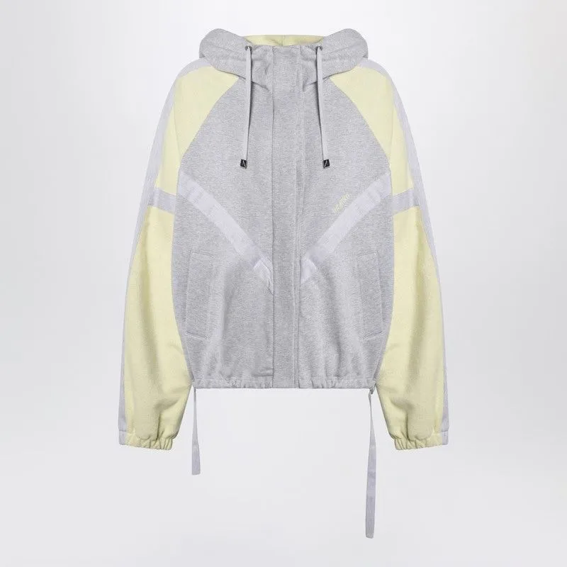 GREY/LIGHT YELLOW BOMBER SWEATSHIRT sold by Lord & Taylor