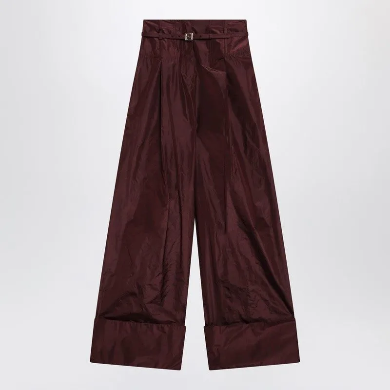 BURGUNDY TAFFETA TROUSERS sold by Lord & Taylor