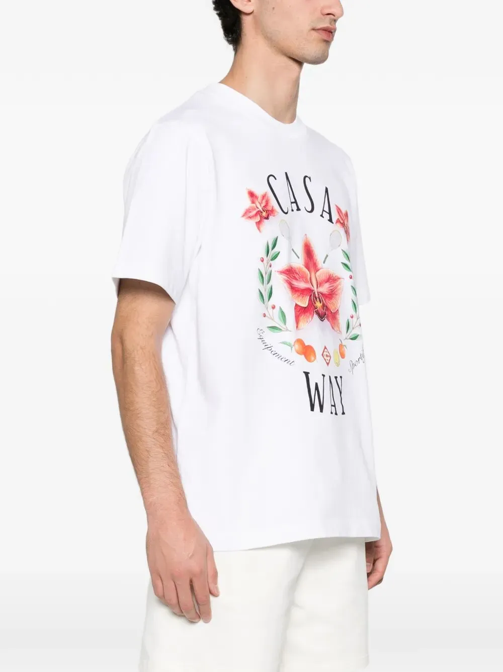 "CASA WAY ORCHID PRINT" CLASSIC T-SHIRT sold by Lord & Taylor product image thumbnail 2