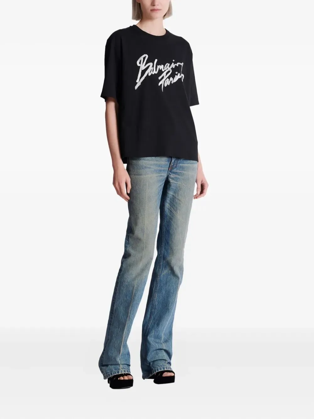 SHORT SLEEVES " PARIS BULKY" T-SHIRT sold by Lord & Taylor product image thumbnail 3