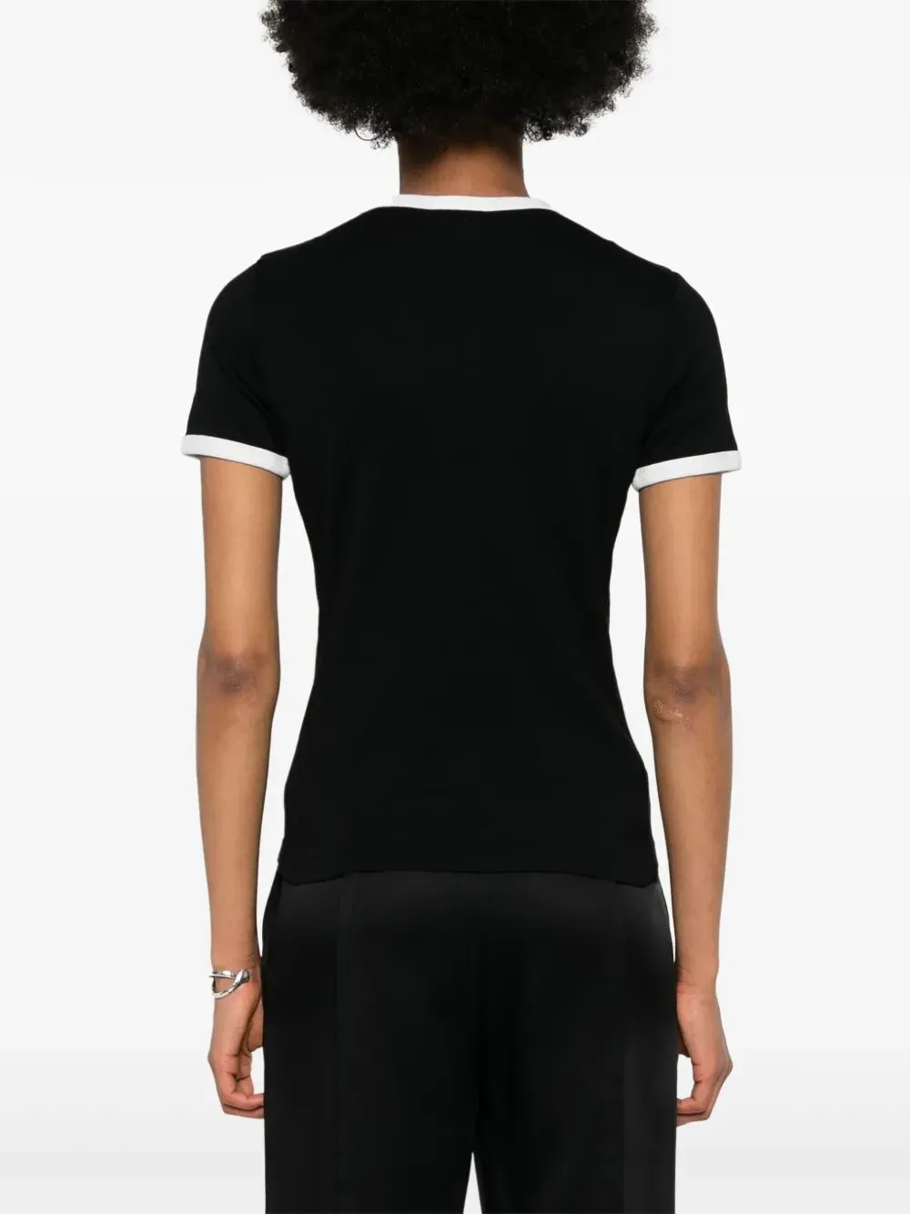 "SIGNATURE CONTRAST" T-SHIRT sold by Lord & Taylor product image thumbnail 3
