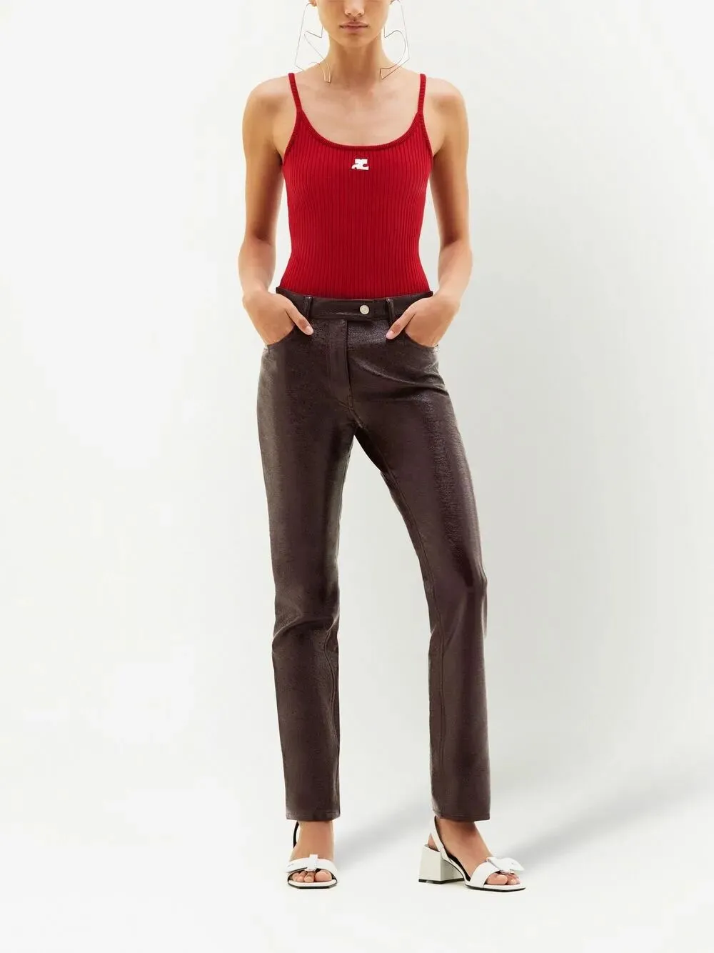 "REEDITION" KNIT TANK TOP sold by Lord & Taylor product image thumbnail 2