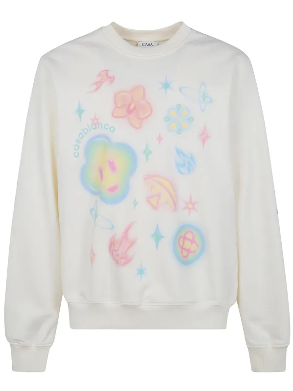 "AIRBRUSH ICONS" SWEATSHIRT sold by Lord & Taylor