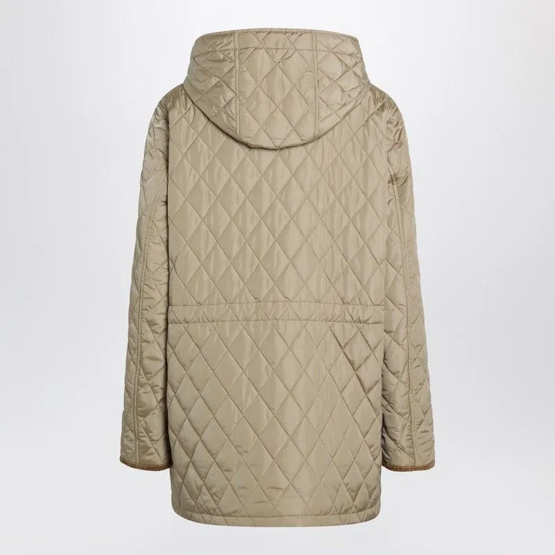 BEIGE QUILTED NYLON COAT sold by Lord & Taylor product image thumbnail 2