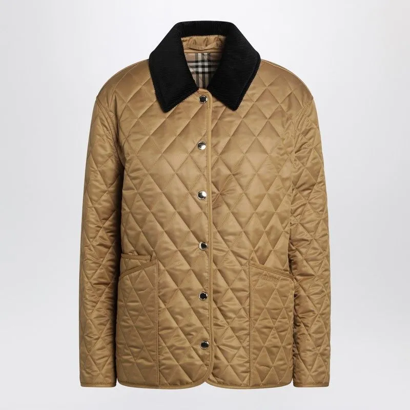 CAMEL QUILTED JACKET sold by Lord & Taylor