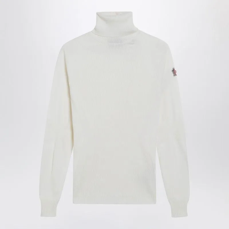 WHITE WOOLBLEND TURTLENECK SWEATER sold by Lord & Taylor