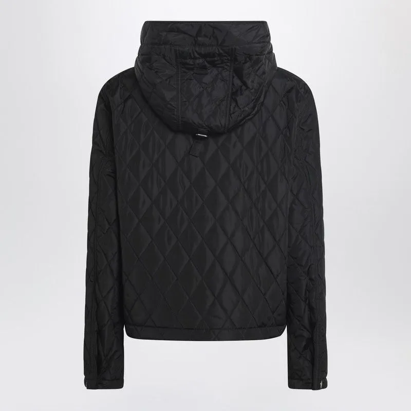 BLACK CROPPED QUILTED JACKET sold by Lord & Taylor product image thumbnail 2