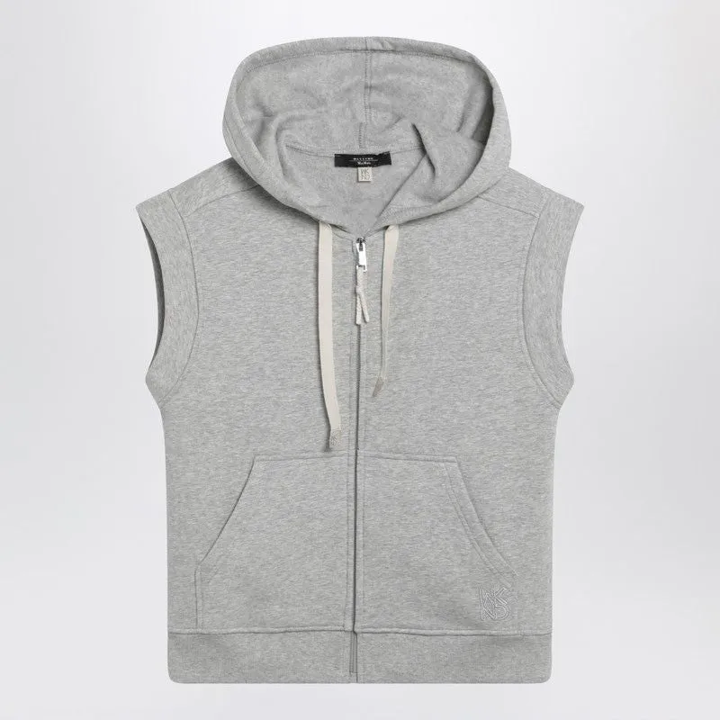 GREY COTTONFLEECE GILET sold by Lord & Taylor