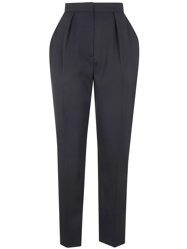 HIGH WAISTED TAILORED "GRAIN DE POUDRE" PANTS made by Balmain