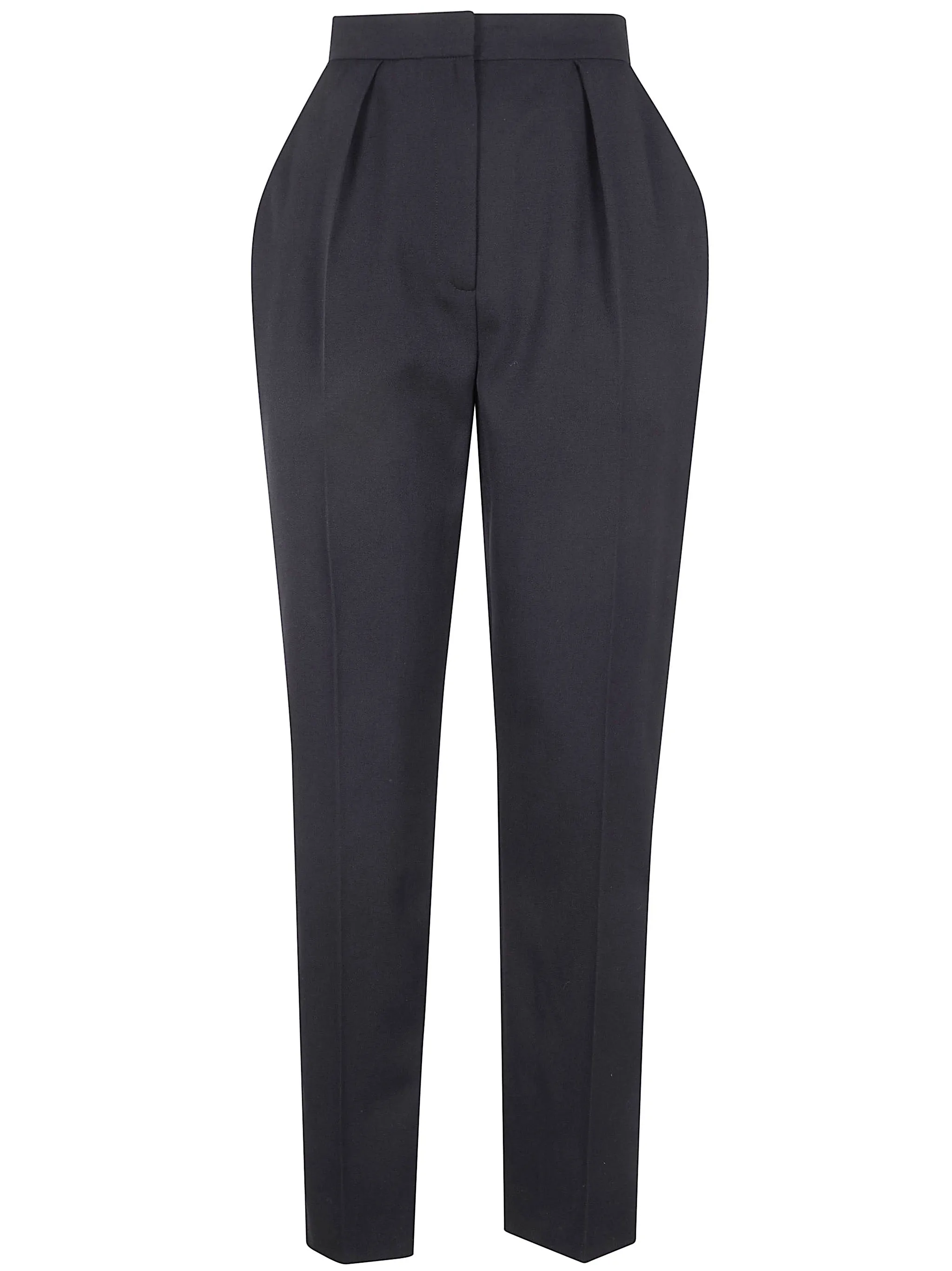 HIGH WAISTED TAILORED "GRAIN DE POUDRE" PANTS sold by Lord & Taylor