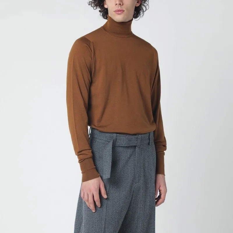 BROWN WOOL TURTLENECK SWEATER sold by Lord & Taylor