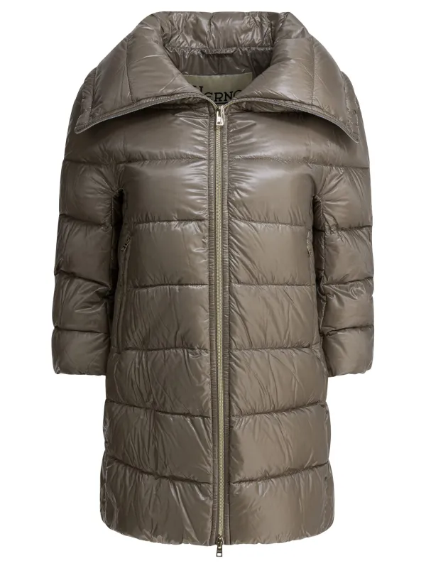 "Cleope" long down jacket sold by Lord & Taylor