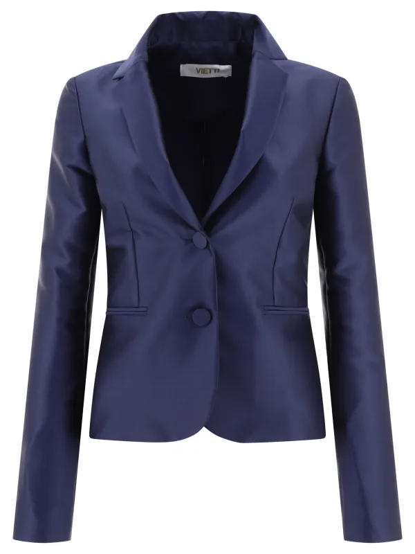 Satin single-breasted blazer sold by Lord & Taylor