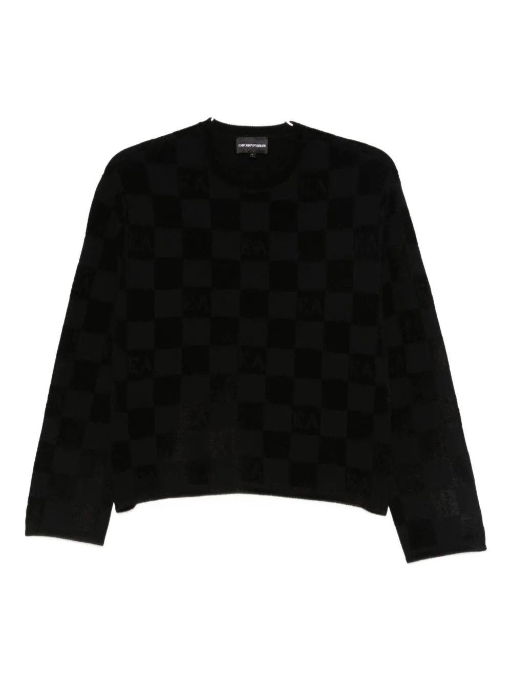 CHECK CREWNECK SWEATER sold by Lord & Taylor