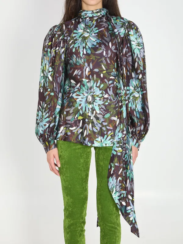 PRINTED SILK TWILL SHIRT made by Gucci