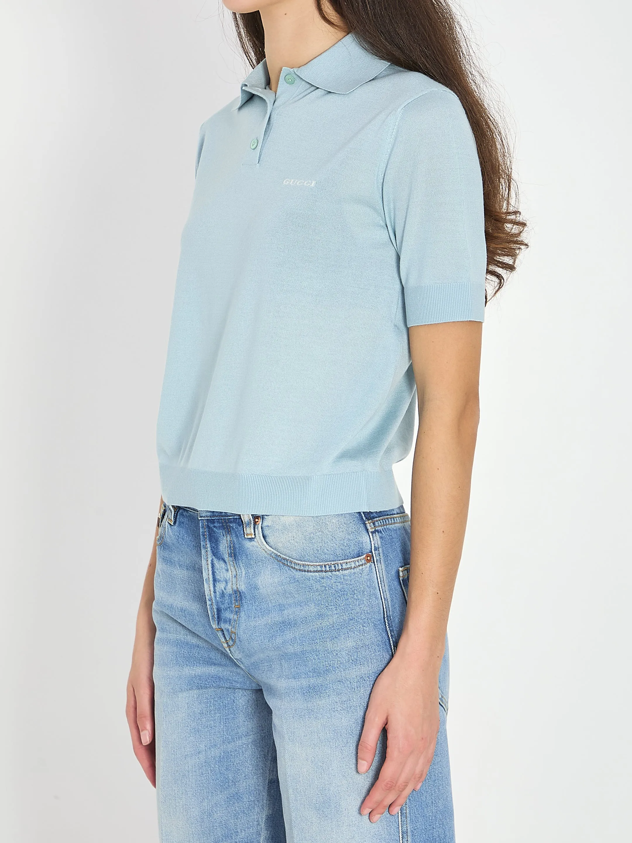 CASHMERE AND SILK POLO sold by Lord & Taylor product image thumbnail 2