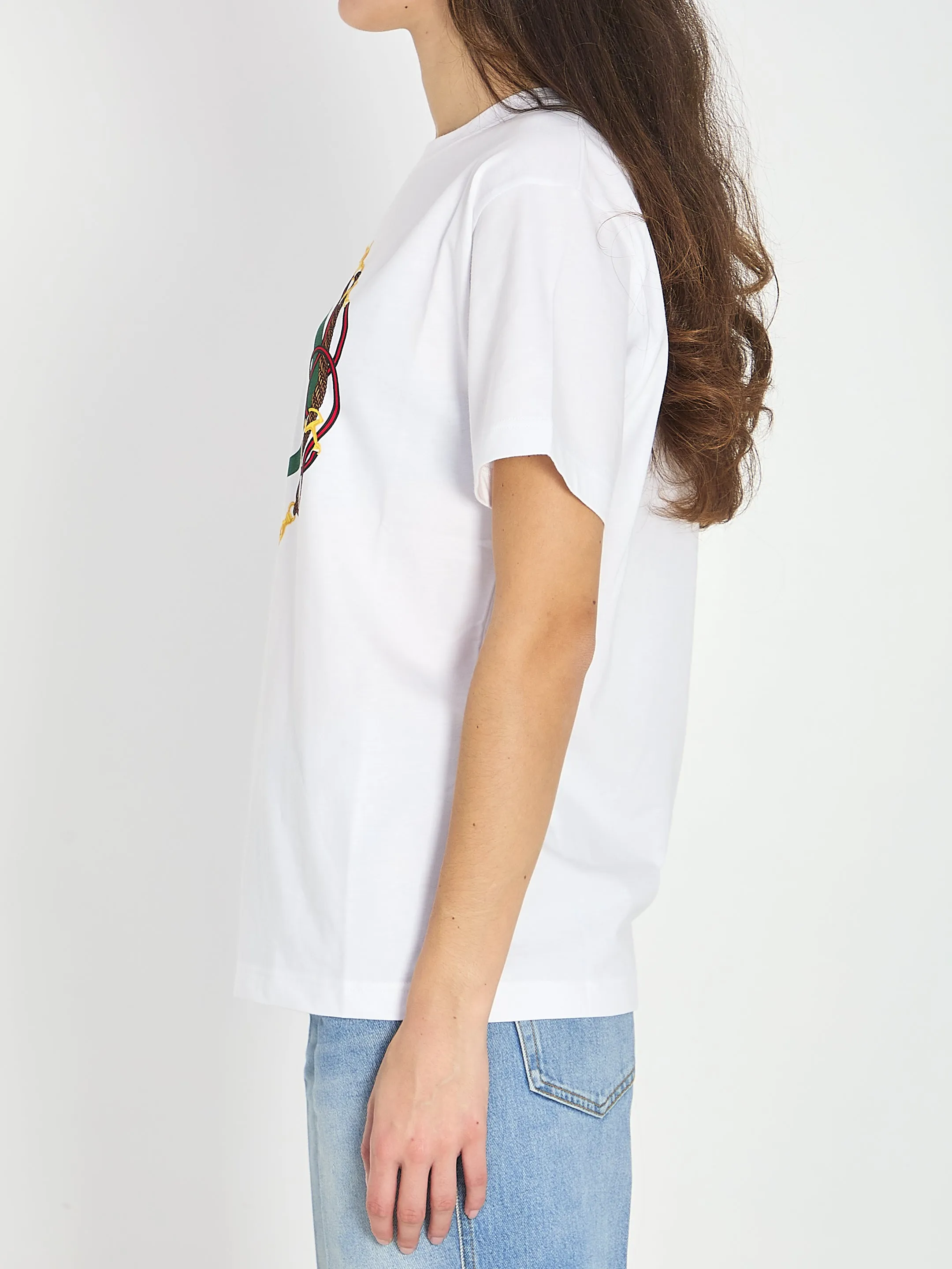 COTTON JERSEY T-SHIRT WITH PRINT sold by Lord & Taylor product image thumbnail 3