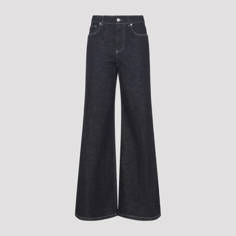 BLUE 5-POCKET COTTON JEANS sold by Lord & Taylor