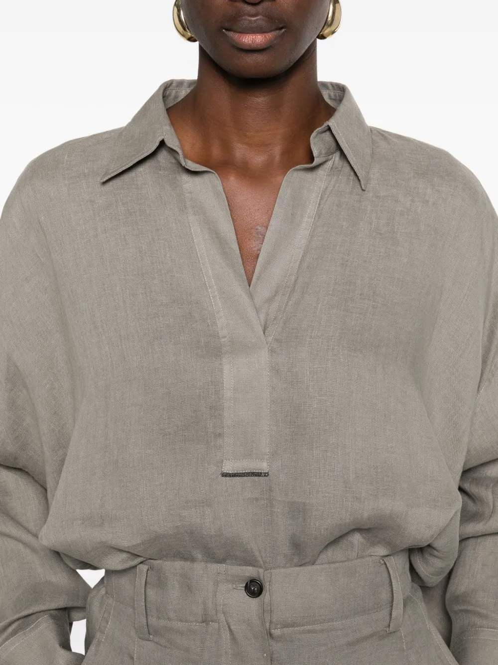 LINEN SHIRT sold by Lord & Taylor product image thumbnail 3