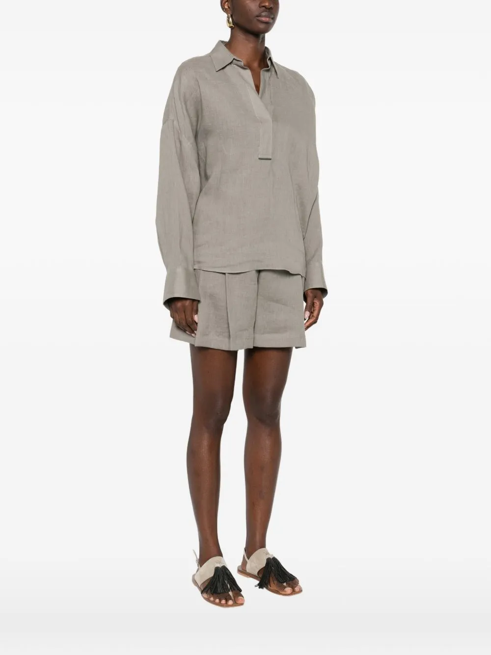LINEN SHIRT sold by Lord & Taylor product image thumbnail 2