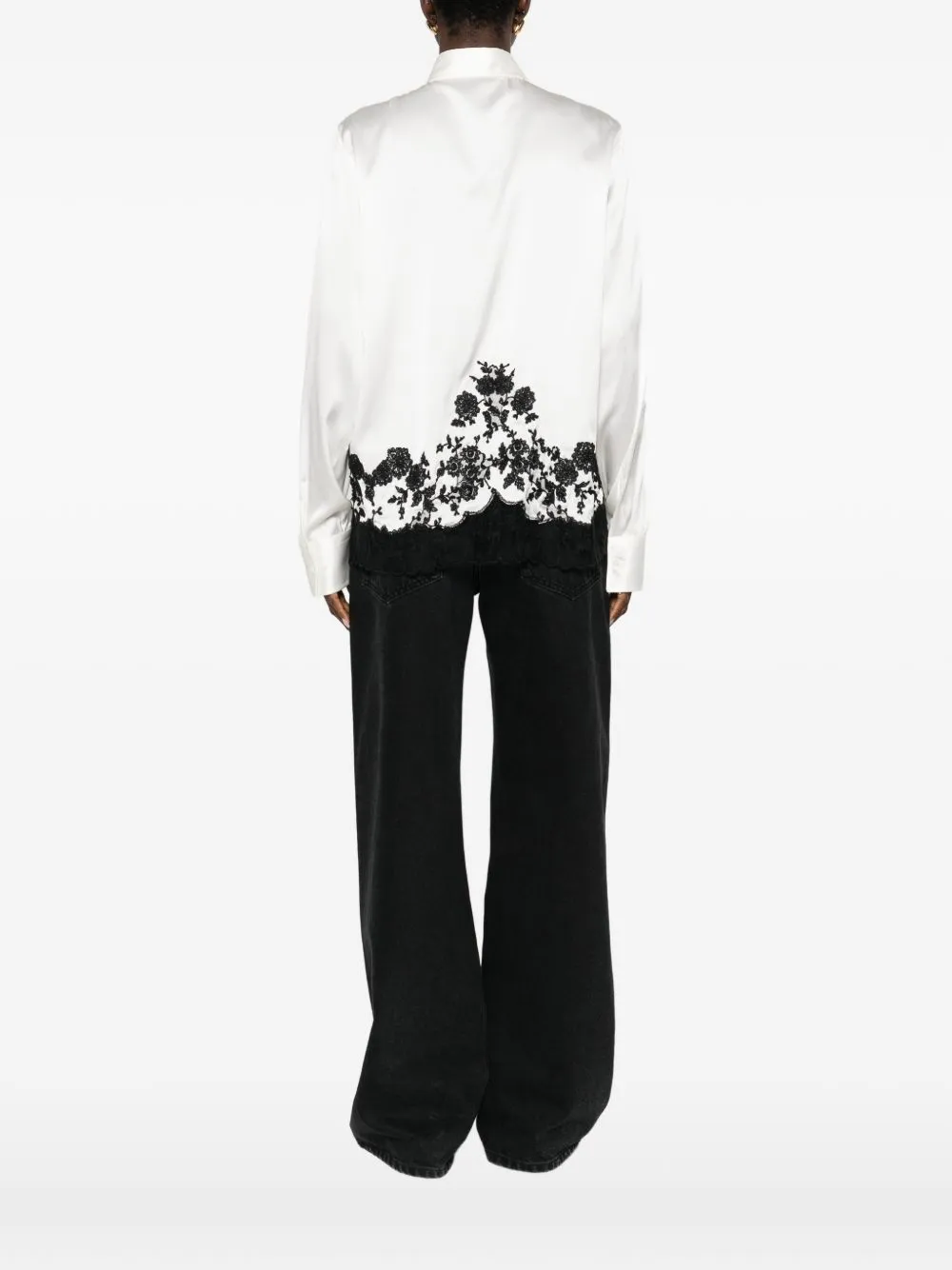 SILK EMBROIDERED SHIRT sold by Lord & Taylor product image thumbnail 3