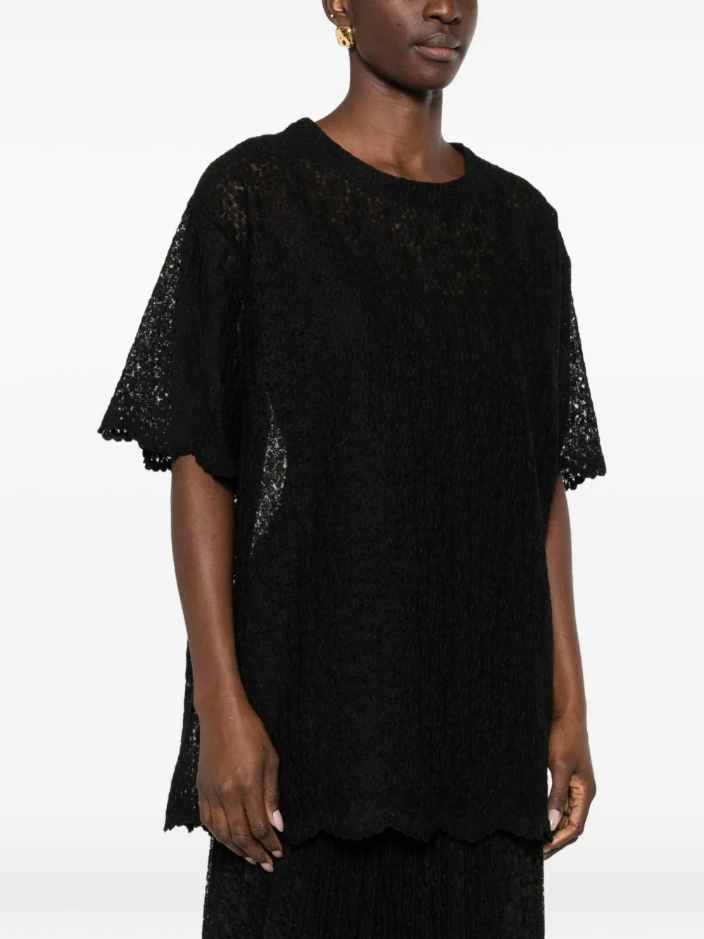 EMBROIDERED T-SHIRT sold by Lord & Taylor product image thumbnail 4
