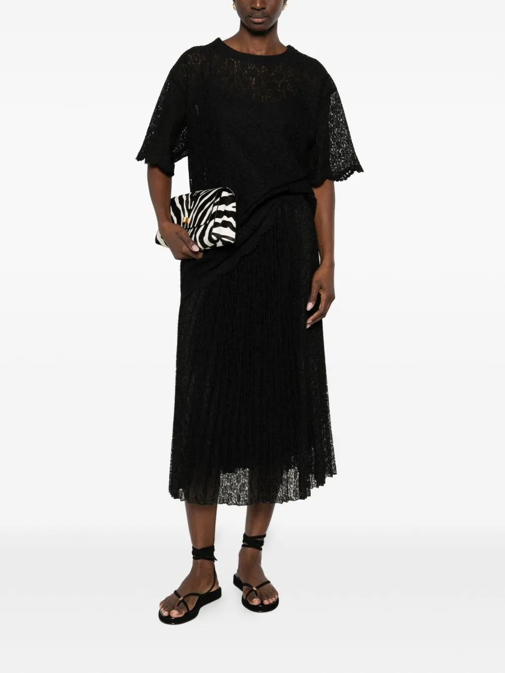 EMBROIDERED T-SHIRT sold by Lord & Taylor product image thumbnail 5