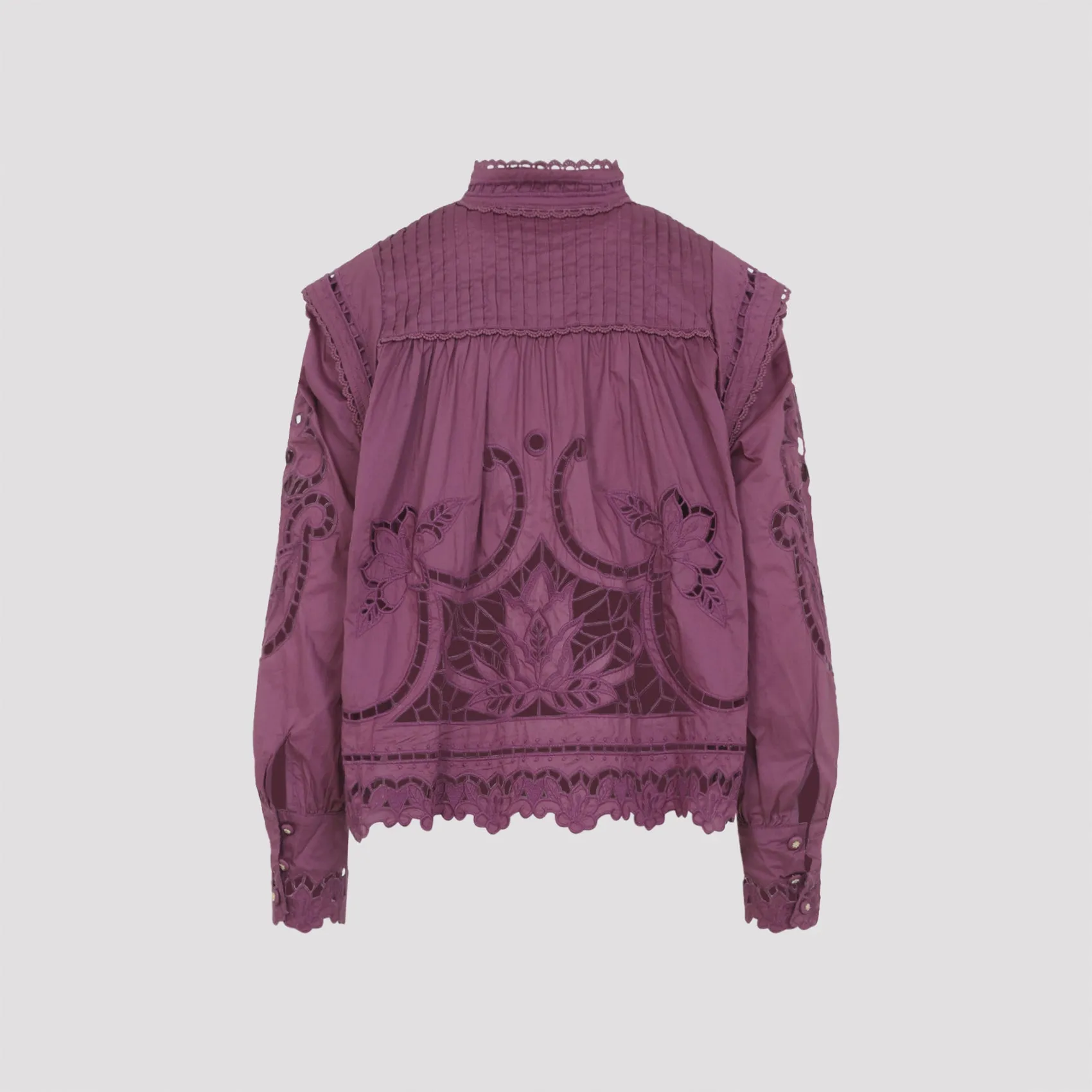 PINK RICHELIEU COTTON BLOUSE sold by Lord & Taylor product image thumbnail 3