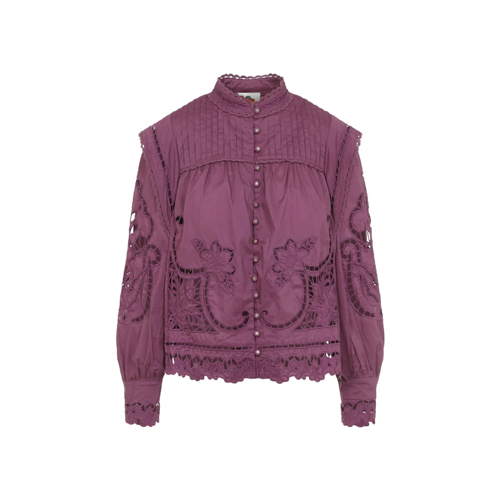 PINK RICHELIEU COTTON BLOUSE sold by Lord & Taylor