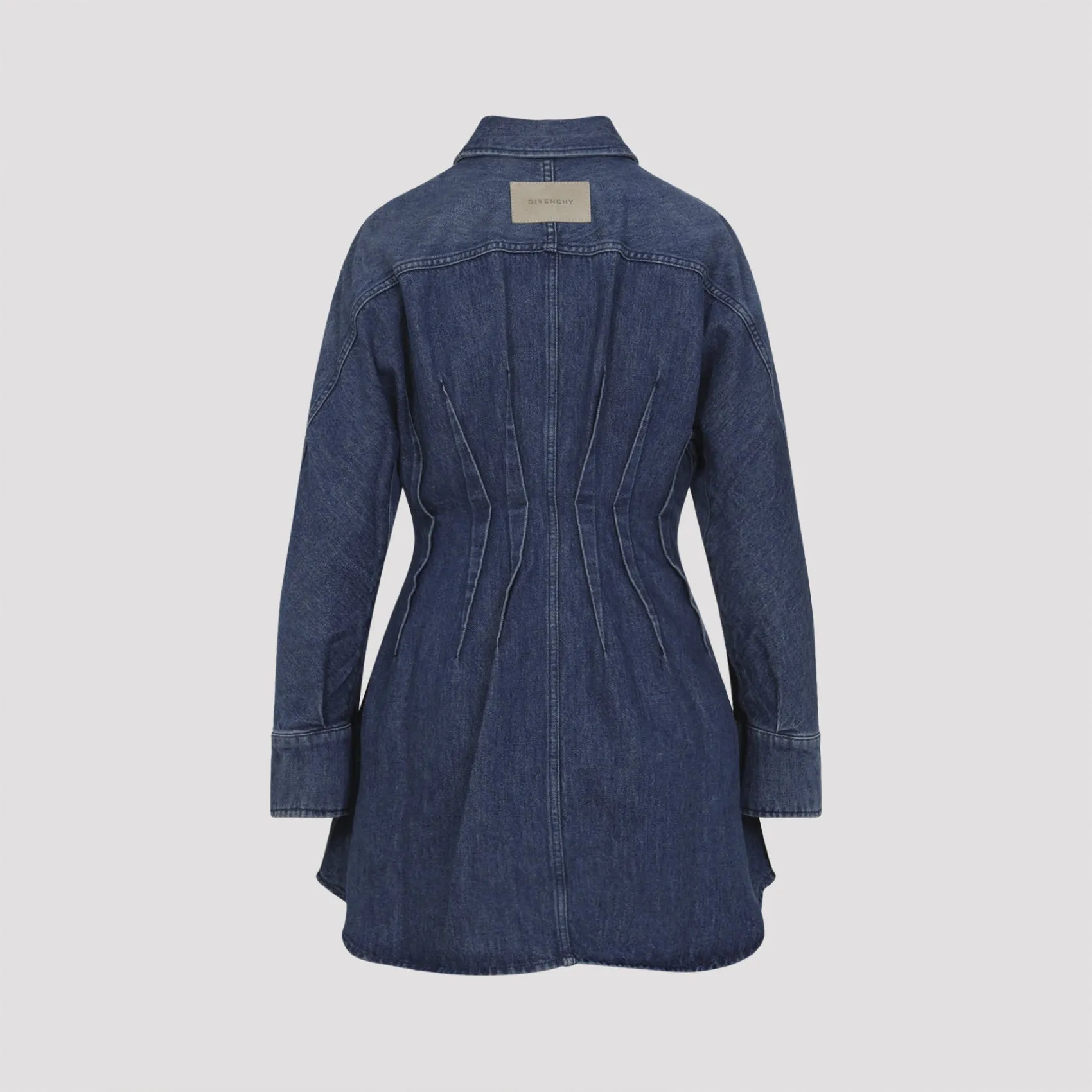 BLUE COTTON MINI DRESS sold by Lord & Taylor product image thumbnail 3