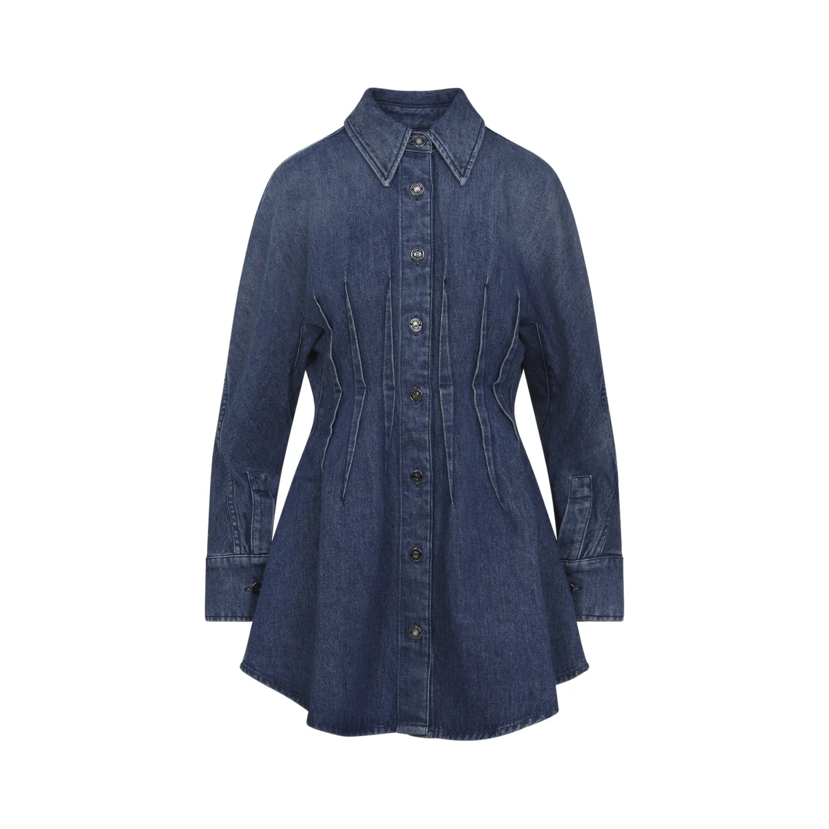 BLUE COTTON MINI DRESS sold by Lord & Taylor