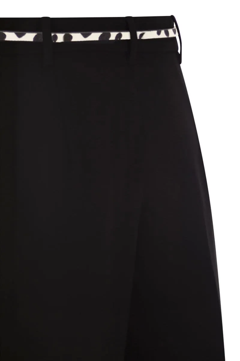 BLACK CREPE CORVINO PANT sold by Lord & Taylor product image thumbnail 4