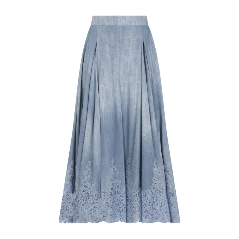 EMBROIDERED LONG SKIRT made by Ermanno Scervino