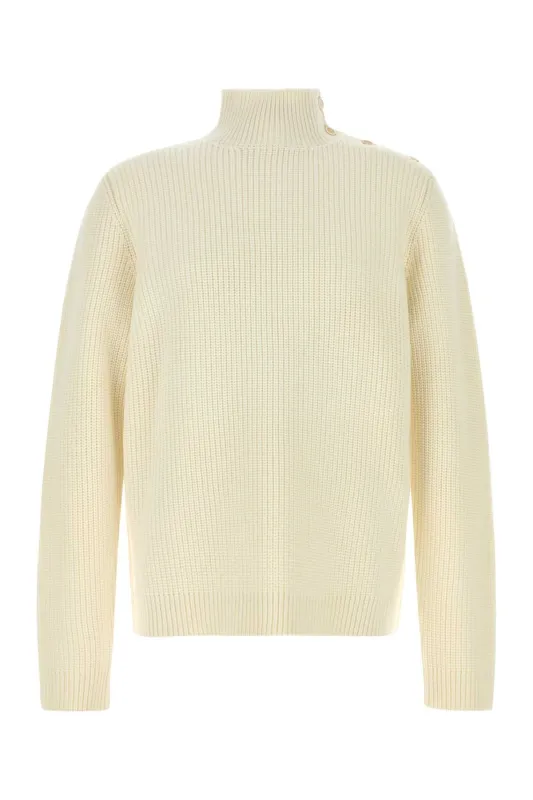 IVORY WOOL SWEATER sold by Lord & Taylor
