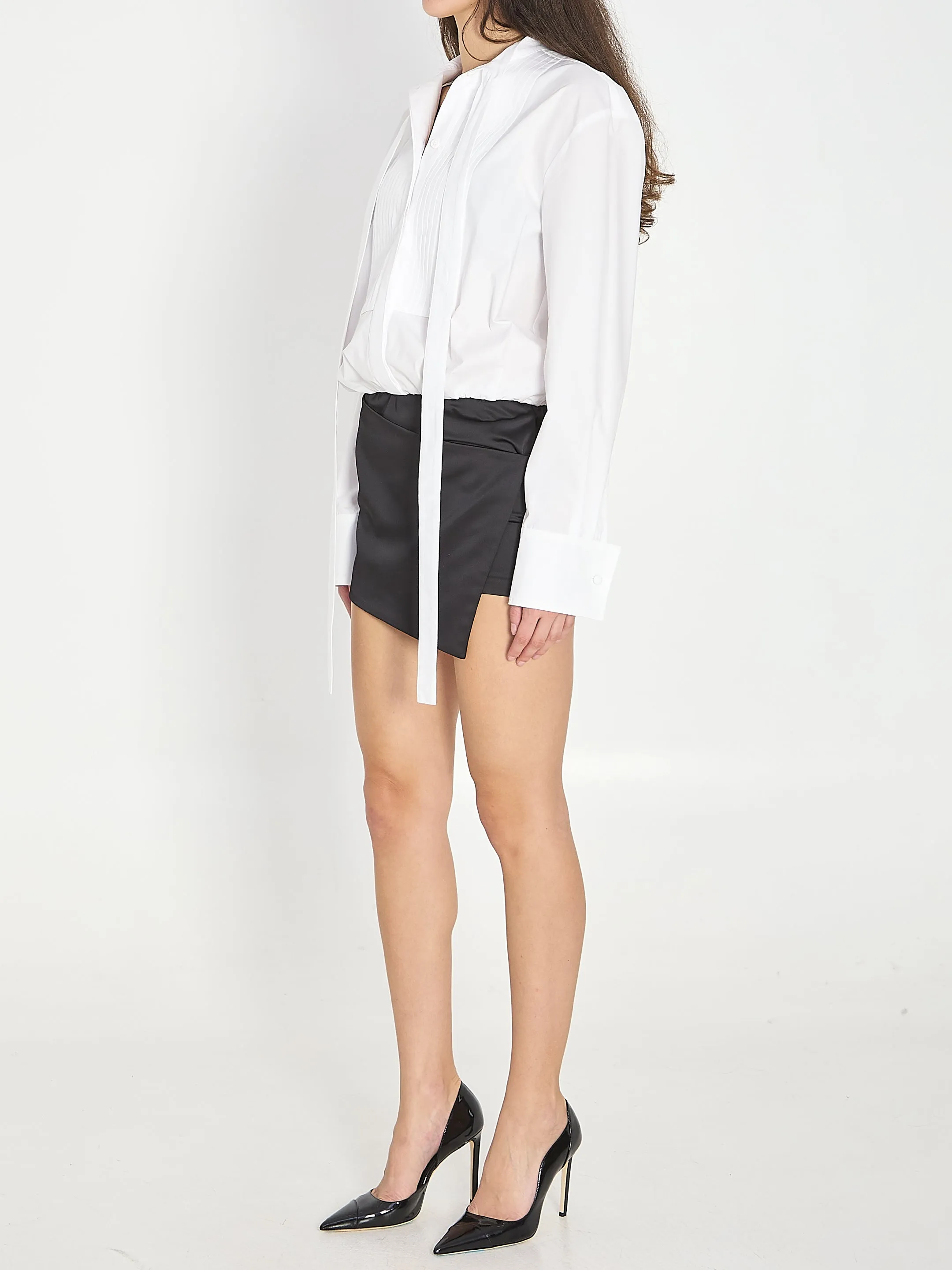 WHITE AND BLACK MINI DRESS sold by Lord & Taylor product image thumbnail 2